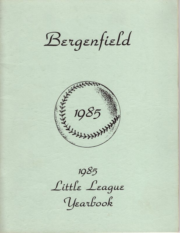 Bergenfield Little League Yearbook 1985 Cover .jpg