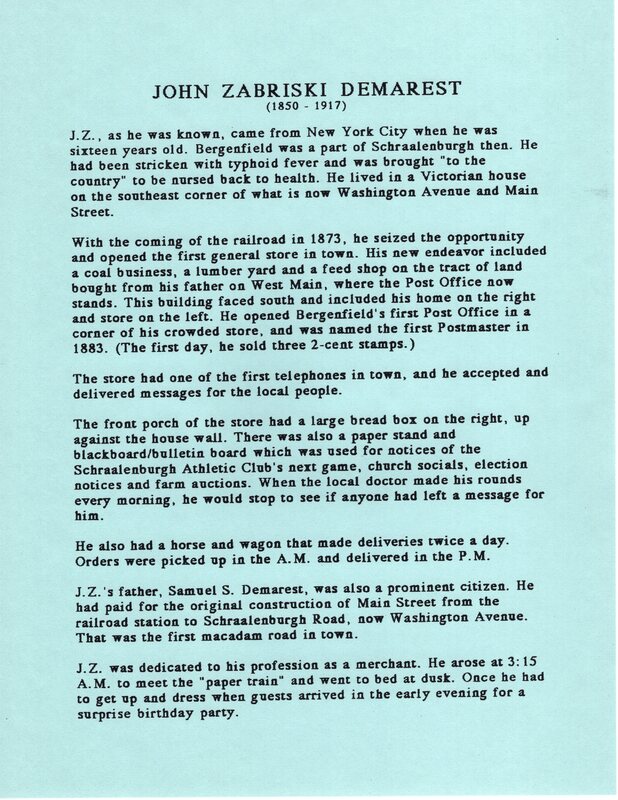 Bergenfield Hall of Fame list of first 30 HOF members foreward by Betty Schmelz and biographies 14.jpg