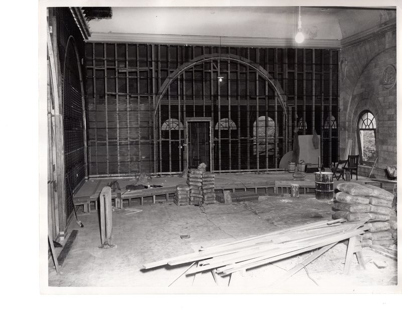Black and white photographs 8 x10 Renovation Council Chamber 1956 Borough Hall.jpg