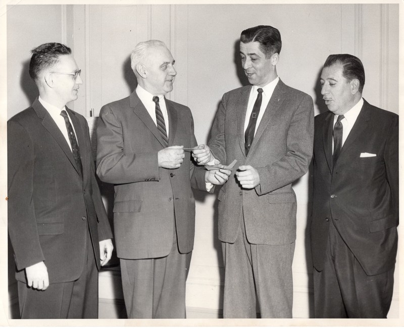 1 black and white photograph 8 x10 Pancake Festival 1959.jpg