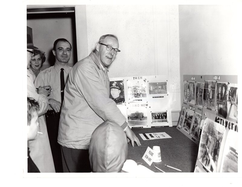 1 black and white photograph 8 x 10 group of children at 45th anniversary celebration of the Bergenfield Police Department March 12 1966 3.jpg