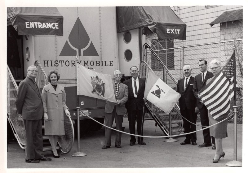 1 black and white photograph 7 people outside History Mobile undated.jpg