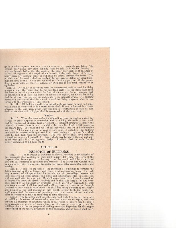 Building Code Ordinance No 342 and Amendments of the Borough of Bergenfield adopted May 17 1927 P3.jpg