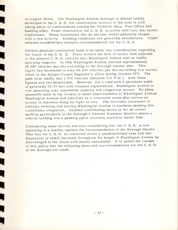 Central Business District Plan Borough of Bergenfield New Jersey Murphy and Kren Planning Associates Inc July 1972 35.jpg