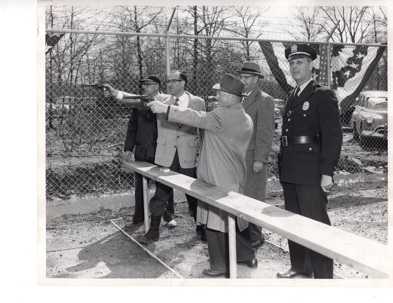 1 black and white photograph 8 x 10 Civil Defense Pistol Team Apr 6 1957 1.jpg