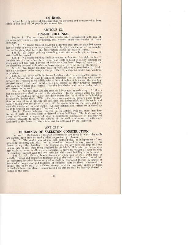 Building Code Ordinance No 342 and Amendments of the Borough of Bergenfield adopted May 17 1927 P15.jpg