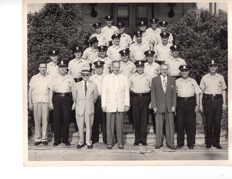 1 black and white photograph 8 x 10 Bergenfield Police Department Jul 4 1955 1.jpg