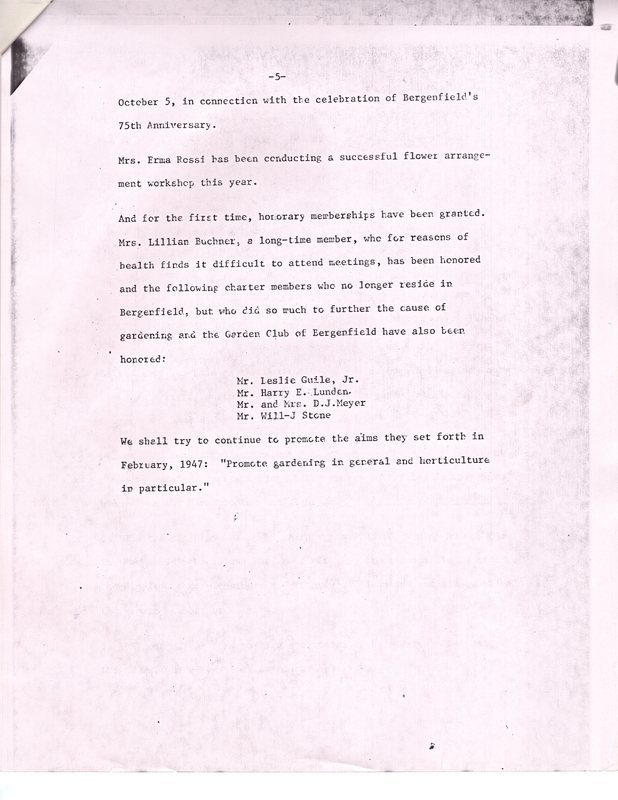 History of the Garden Club of Bergenfield typewritten five pages Aug 27 1969 5.jpg