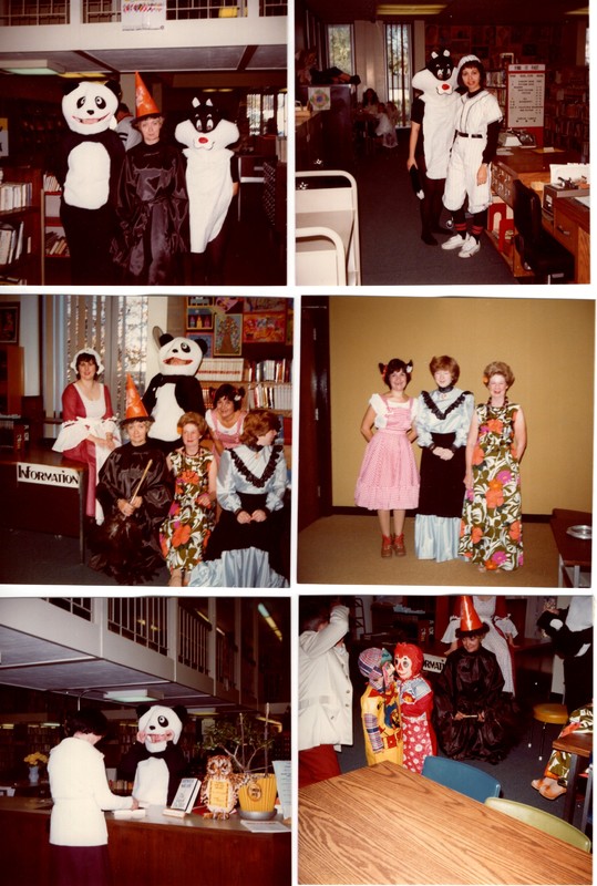 Colored photographs Halloween costume party at the Bergenfield Public Library 1979 1.jpg