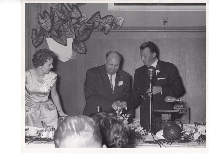 1 black and white photograph 8 x 10 Chief Vehrkens Retirement Dinner Oct 23 1960.jpg