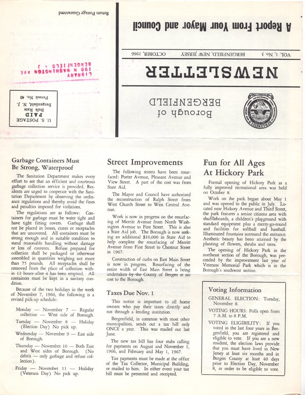 Bergenfield Newsletter Vol.1 No.3 October 1966 4.jpg