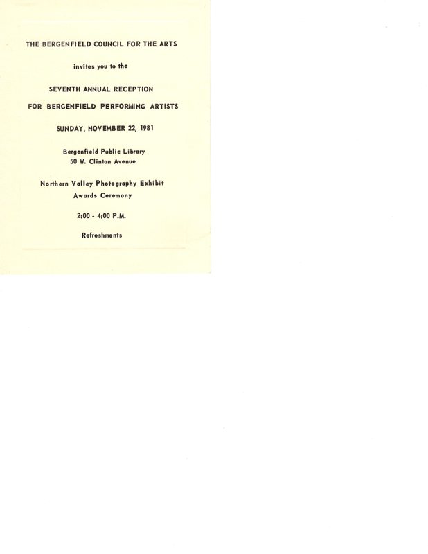 Bergenfield Council for the Arts Invitation Nov 22 1981.jpg