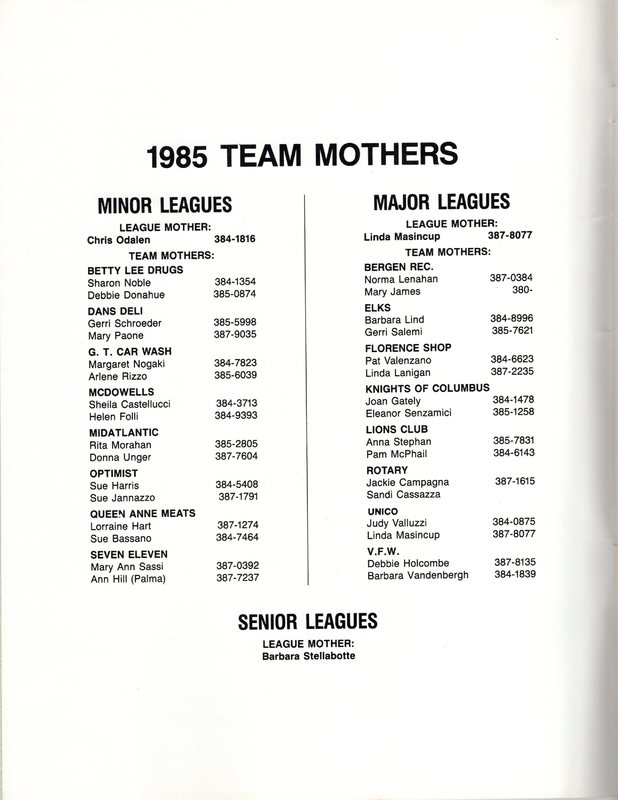 Bergenfield Little League Yearbook 1985 2.jpg