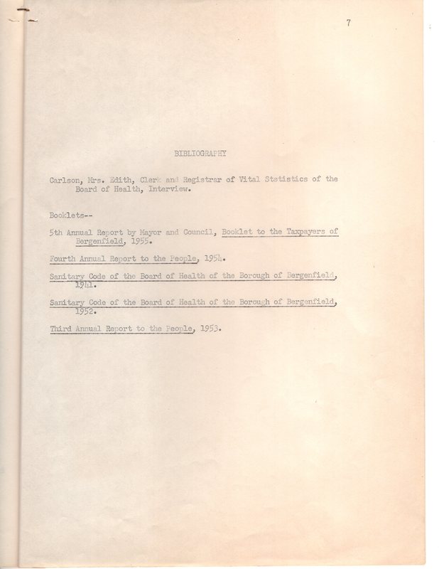 Department of Health of Bergenfield report for US History II by Marilyn Mountjoy Feb 15 1956 9.jpg