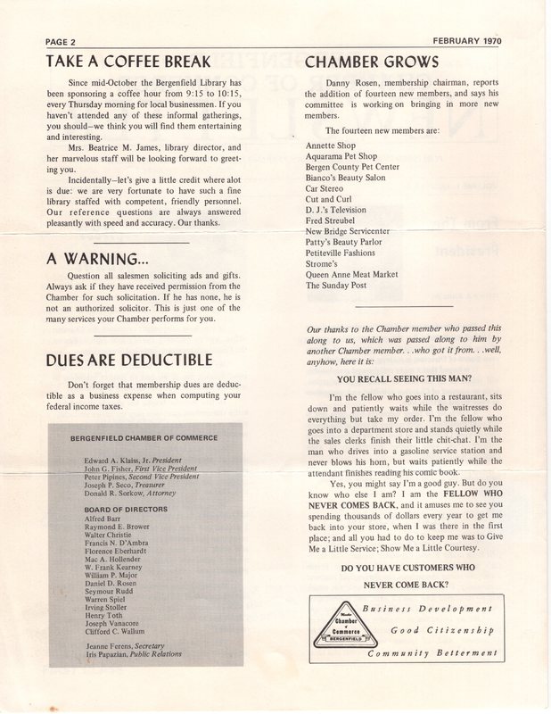 Chamber of Commerce Newsletter February 1970 p2.jpg