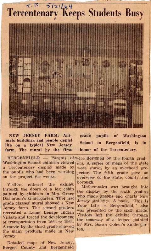 Newspaper Clipping The Record May 21 1964 Tercentenary Keeps Students Busy.jpg