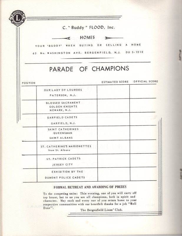 Parade of Champions Drum and Bugle Corps Competition program 1959 thru1960 5.jpg