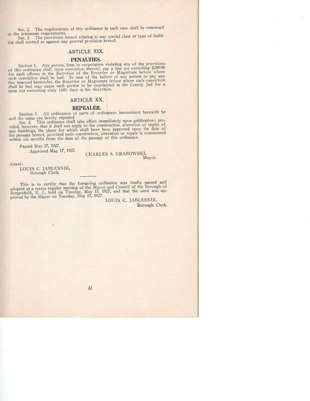 Building Code Ordinance No 342 and Amendments of the Borough of Bergenfield adopted May 17 1927 P23.jpg