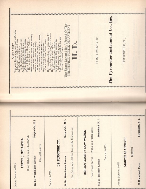 Bergenfield Police Dance held at Alert Fire Hall program April 17 1948 8.jpg