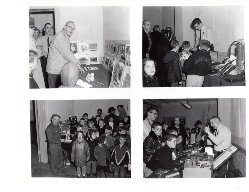 1 black and white photograph 8 x 10 group of children at 45th anniversary celebration of the Bergenfield Police Department March 12 1966 4.jpg