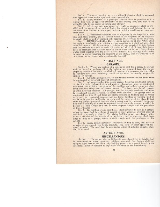 Building Code Ordinance No 342 and Amendments of the Borough of Bergenfield adopted May 17 1927 P22.jpg