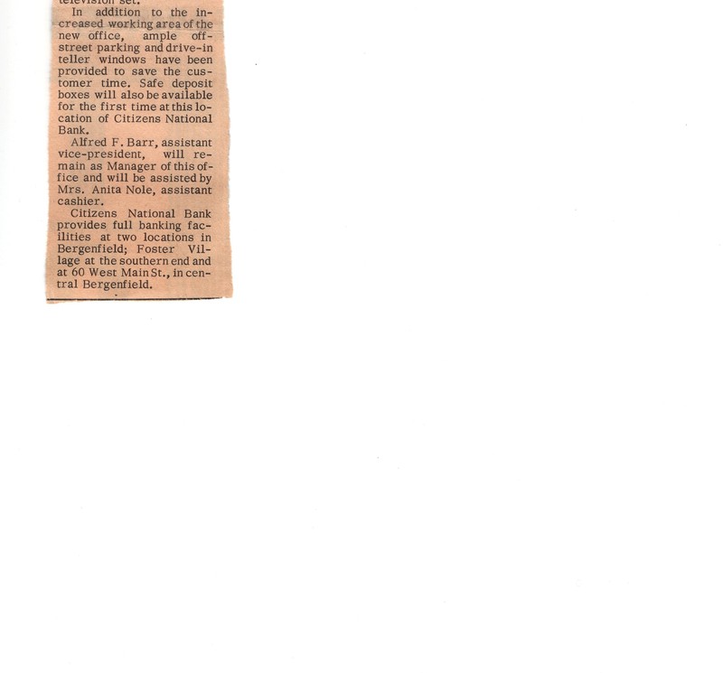 Citizens Bank Opens New Branch Saturday newspaper clipping Times Review March 31 1966 P1 bottom.jpg