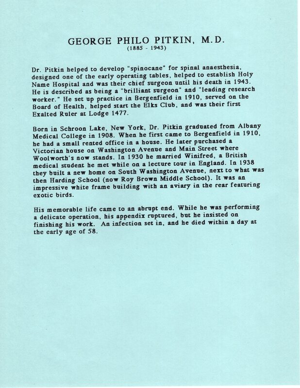 Bergenfield Hall of Fame list of first 30 HOF members foreward by Betty Schmelz and biographies 33.jpg Bergenfield Hall of Fame list of first 30 HOF members foreward by Betty Schmelz and biographies 33.jpg