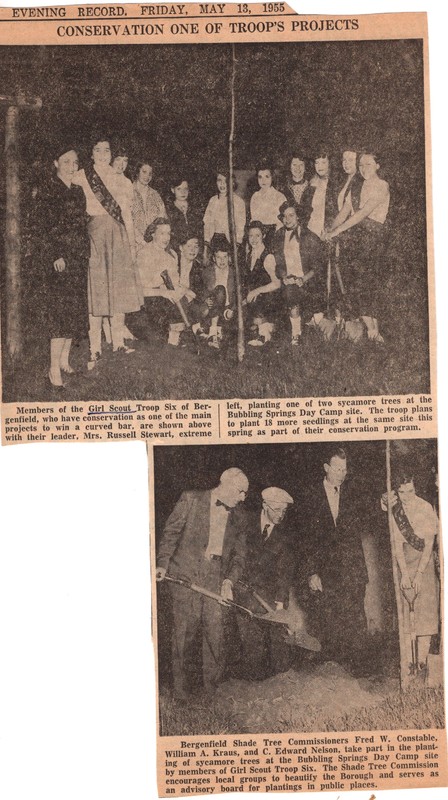 Conservation One of Troop’s Projects Bergen Evening Record newspaper clipping May 13 1955.jpg