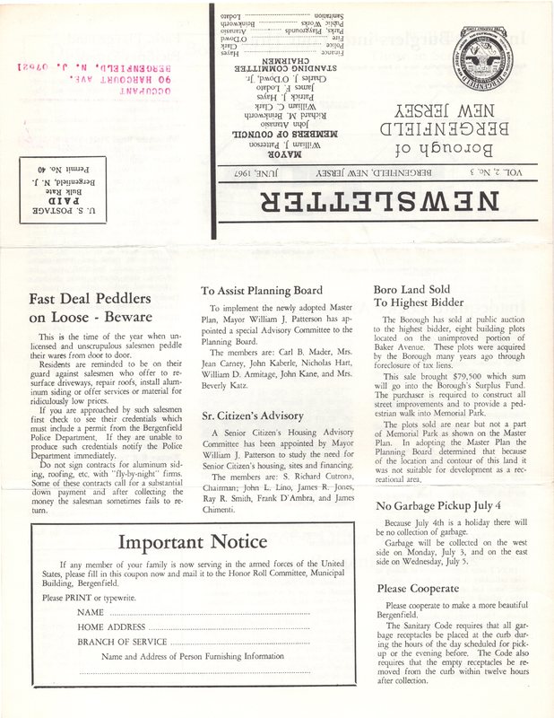 Bergenfield Newsletter Vol.2 No.3 June 1967 4.jpg