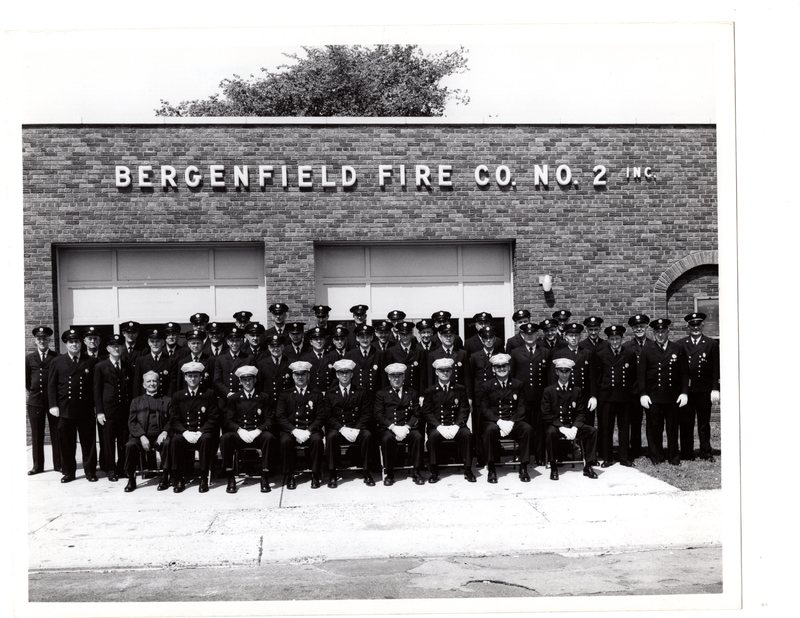 1 black and white photograph (8 x 10) Bergenfield Fire Co. No. 2 Inc., Undated.jpg