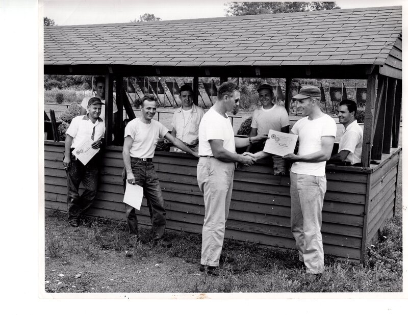 1 black and white photograph 8 x 10 FBI Shooting Certificate 1953 54.jpg