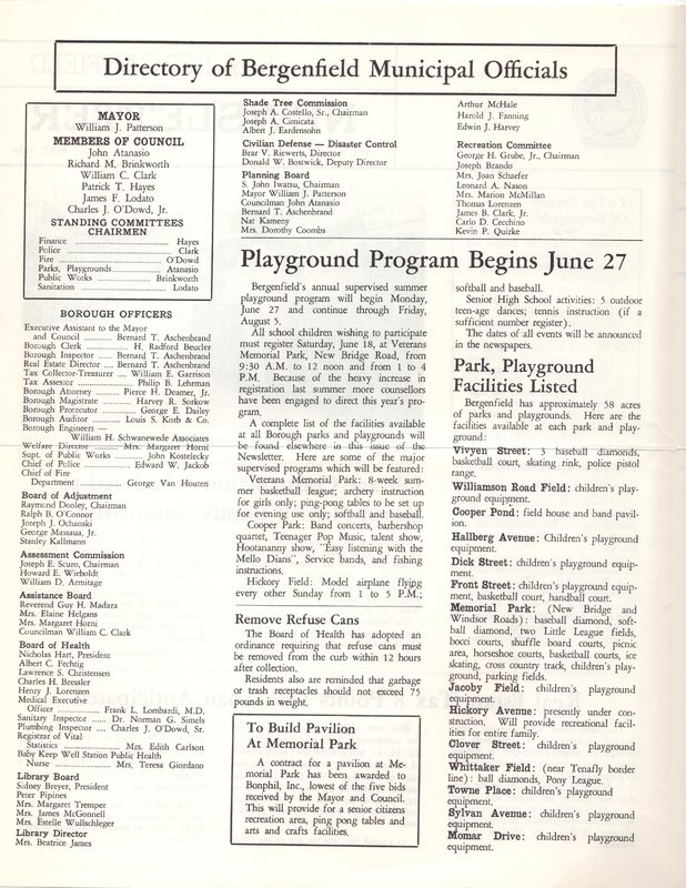 Bergenfield Newsletter Vol.1 No.2 May 1966 2.jpg