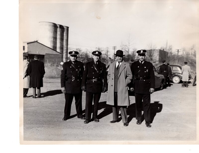 1 black and white photograph 8 x 10 production featuring Bergenfield Police Dept 1957 3.jpg