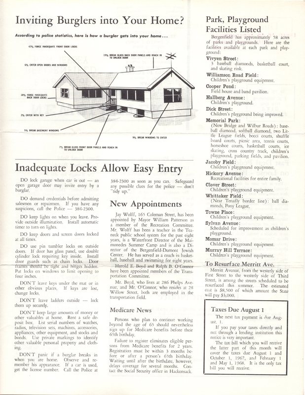 Bergenfield Newsletter Vol.2 No.3 June 1967 3.jpg
