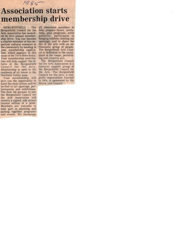 Association Starts Membership Drive newspaper clipping 1985.jpg