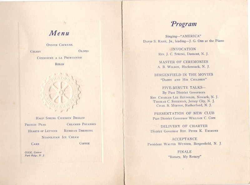 Charter Night Rotary Club program Palace Theatre Sept 30 1925 2.jpg