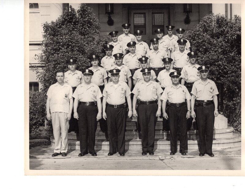 1 black and white photograph 8 x 10 Bergenfield Police Department Borough Hall July 4 1955.jpg