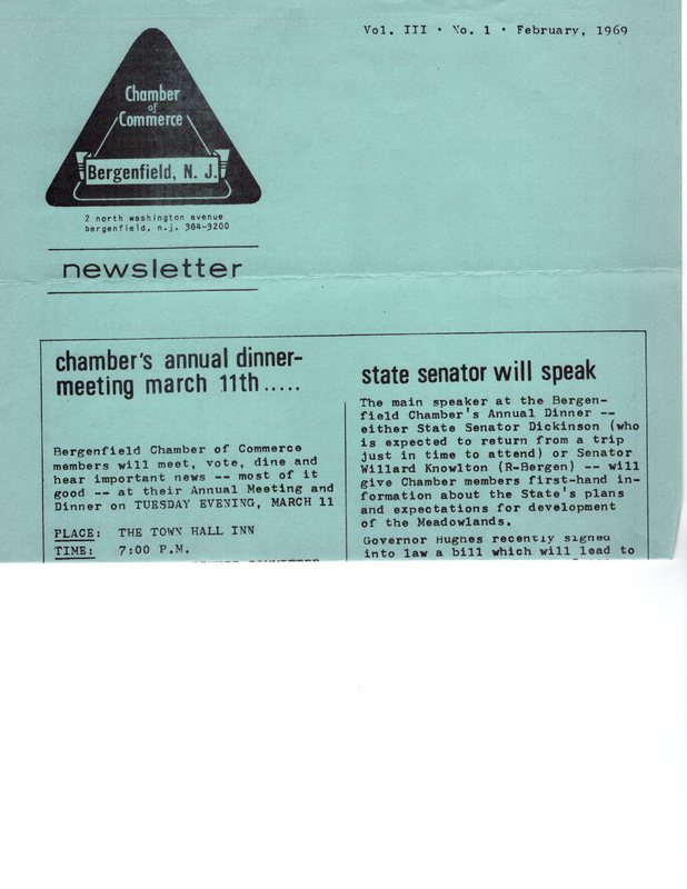 Chamber of Commerce Newsletter February 1969 p1.jpg