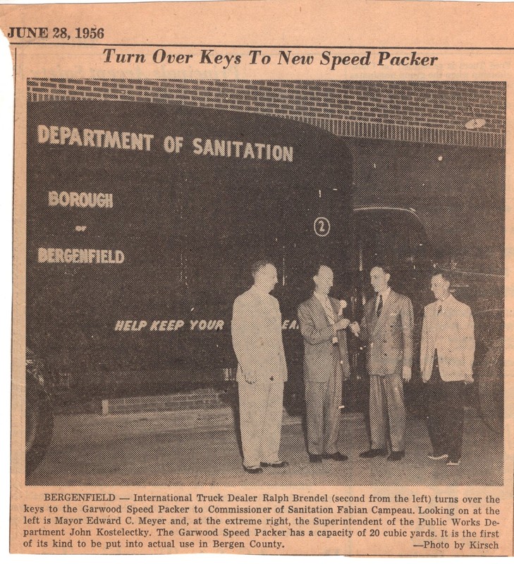 Turn Over Keys to New Speed Packer newspaper clipping June 28 1956.jpg