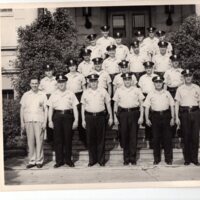 1 black and white photograph 8 x 10 Bergenfield Police Department July 4, 1955 #2