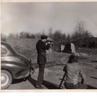 1 black and white photograph 8 x 10 production featuring Bergenfield Police Dept 1957 2.jpg