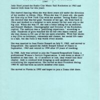 Bergenfield Hall of Fame Biographies Booklet