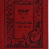 Woman&#039;s Club of Bergenfield New Jersey yearbook 1939 thru 1940