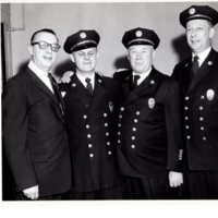 1 black and white photograph 8 x 10 Bergenfield Police Event January 1, 1962 #2