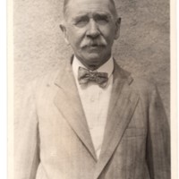 1 black and white photograph (3.25 x 5.25) Tax Assessor Abe Blomstrigen,1912-1934.jpg