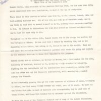 P 1 Dumont Clarke Best Type of American Business Man Tribute to Our First Mayor editorial from the New York Evening Journal by Arthur Brisbane December 28, 1909