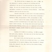 P 3 Dumont Clarke Our First Mayor obituary from the Englewood Press December 26, 1909