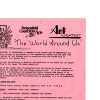 Bergenfield Council for the Arts Art Contest “The World Around Us,” Aug. 22, 1977 P1 top.jpg