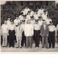 1 black and white photograph 8 x 10 Bergenfield Police Department July 4, 1955 #1