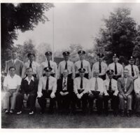 1 black and white photograph 8 x 10 Bergenfield Police Department 1950